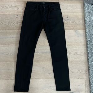 New Men's Neuw Iggy Skinny Jeans in a black stretch denim.